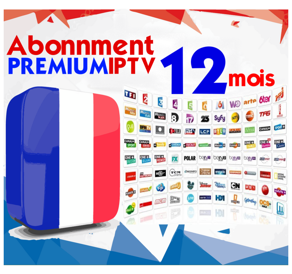 Abonnement IPTV 12 Mois Smart TV